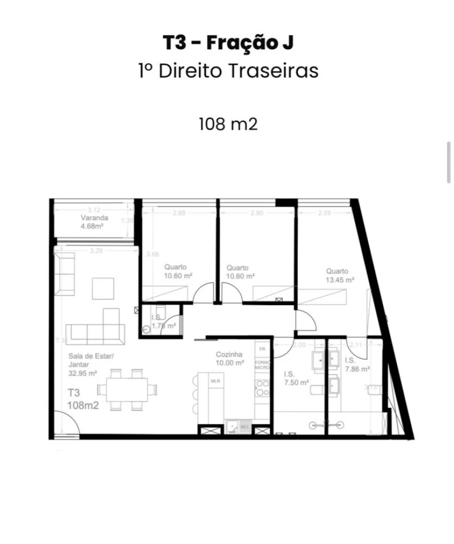 Apartamento T3 para Venda em Custóias, Leça do Balio e Guifões Foto 28