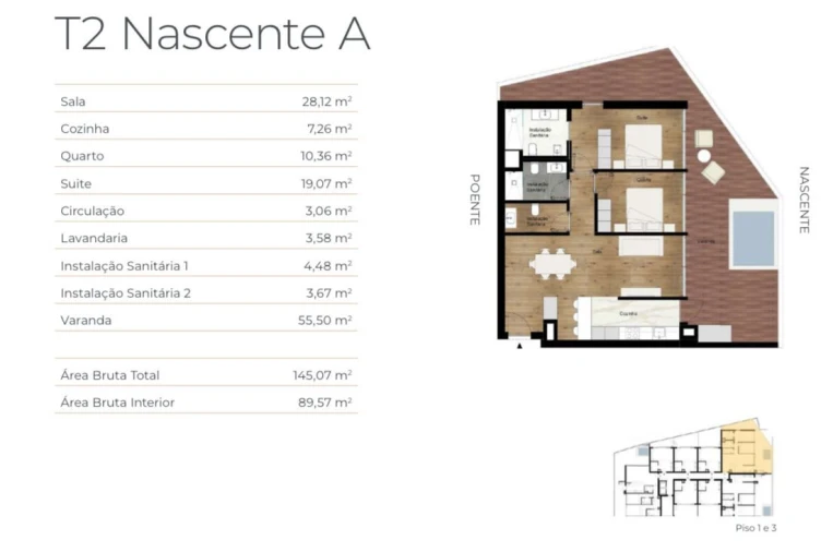 Apartamento T2 para Venda em Santa Marinha e São Pedro da Afurada Foto 20