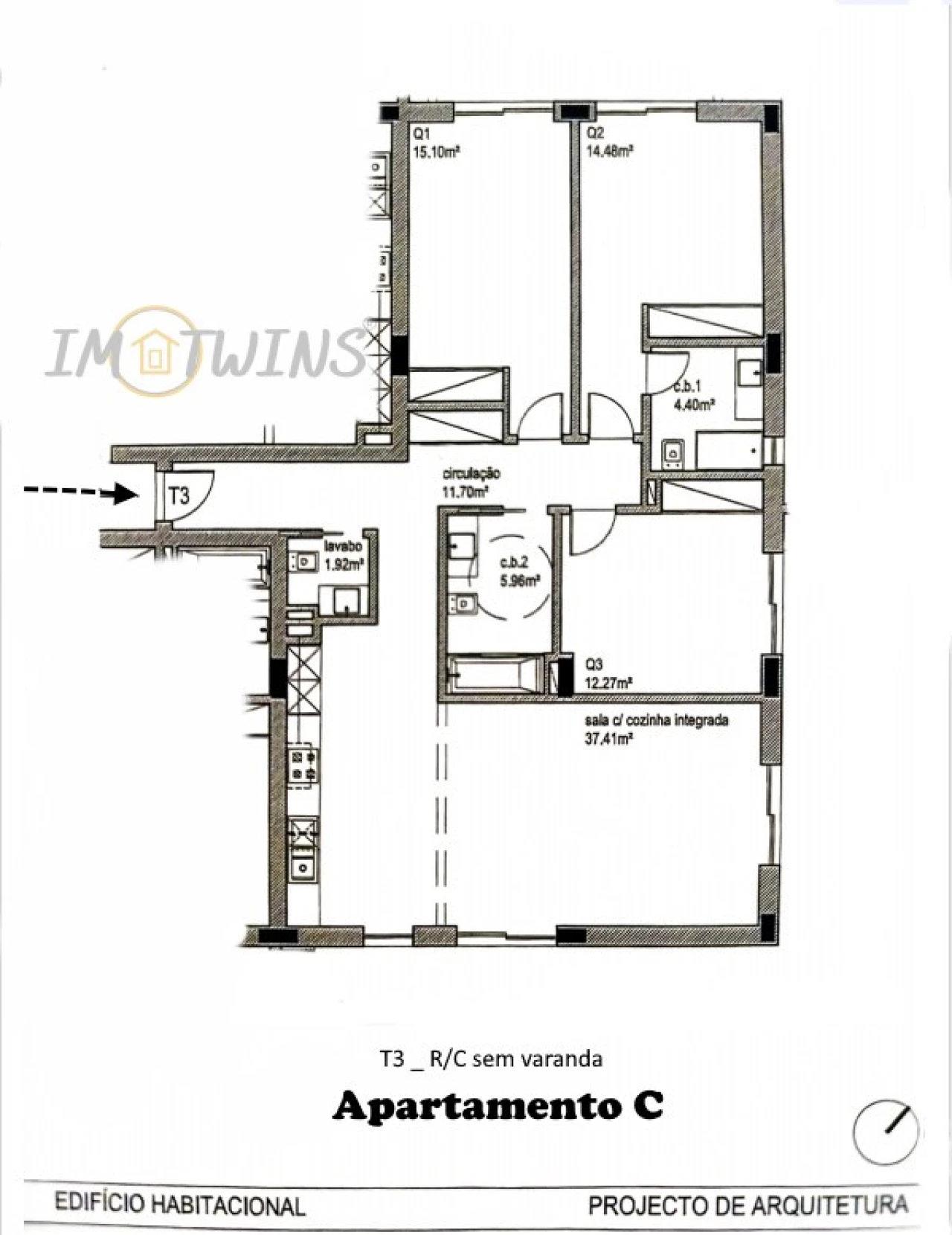 Apartamento T3 para Venda em Portimão Foto 1
