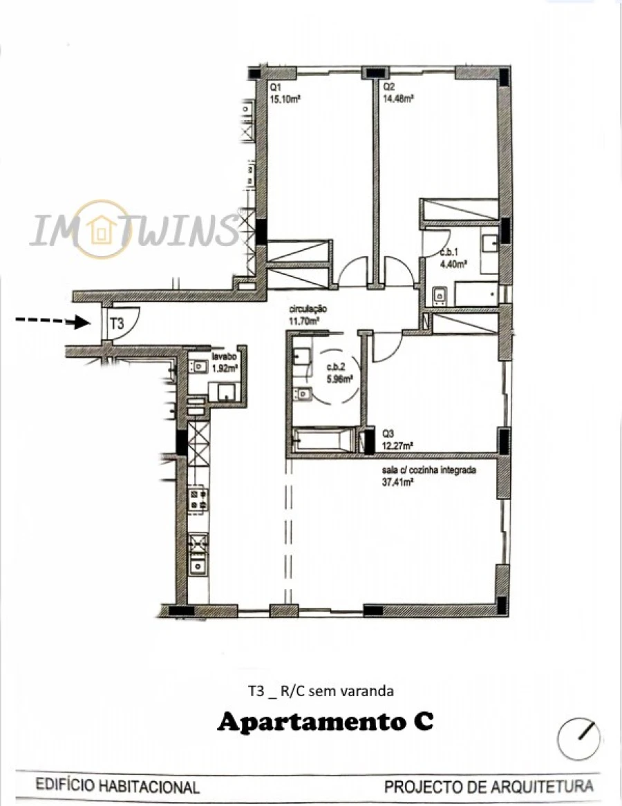 Apartamento T3 para Venda em Portimão