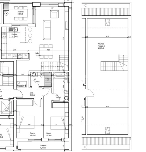 Apartamento T2 para Venda em Corroios