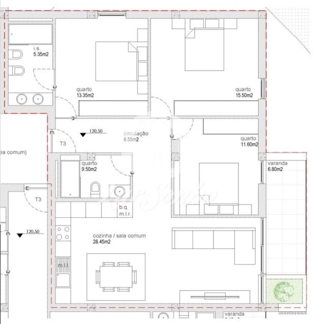 Apartamento T3 para Venda em Antas e Abade de Vermoim Foto 26