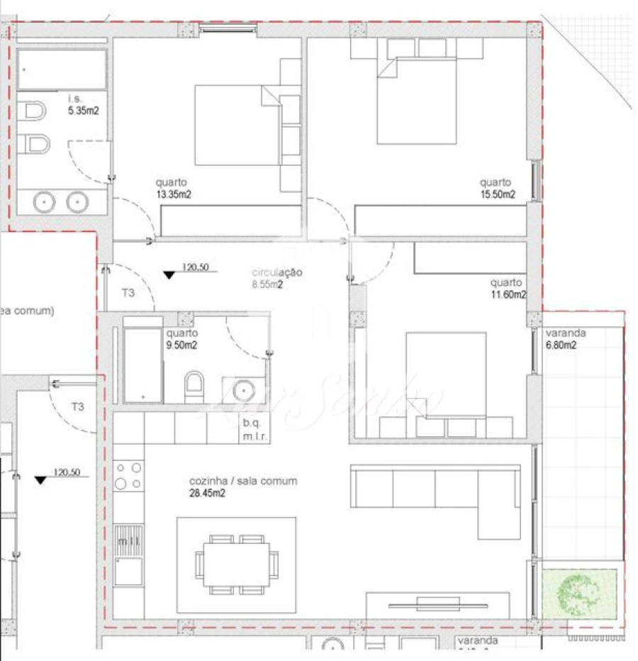 Apartamento T3 para Venda em Antas e Abade de Vermoim Foto 26