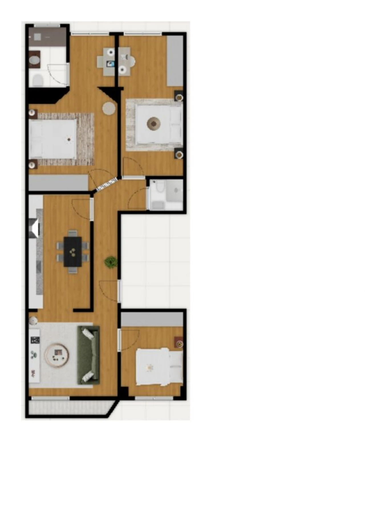 Apartamento T3 para Venda em São Vicente Foto 25