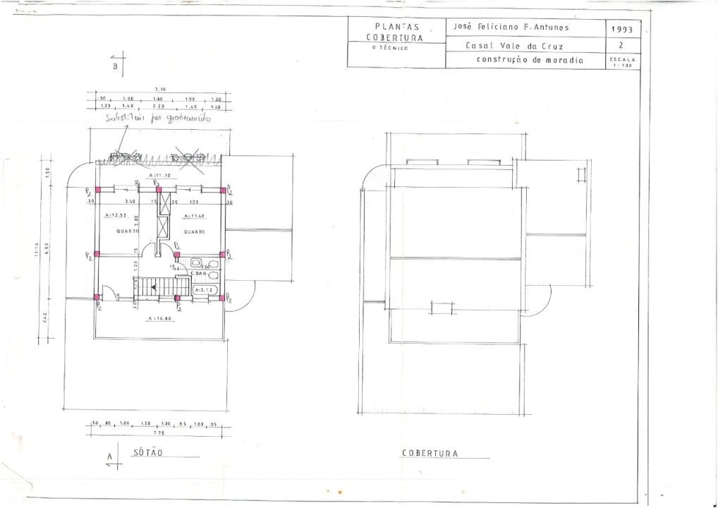 Moradia T6 para Venda em Santa Barbara Planta 3