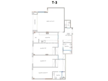 Apartamento T3 para Venda em Cedofeita, Santo Ildefonso, Sé, Miragaia, São Nicolau e Vitória