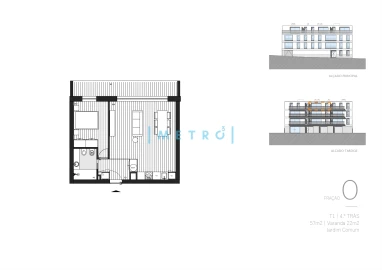 Apartamento T1 para Venda em Bonfim