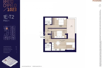 Apartamento T2 para Venda em Matosinhos e Leça da Palmeira