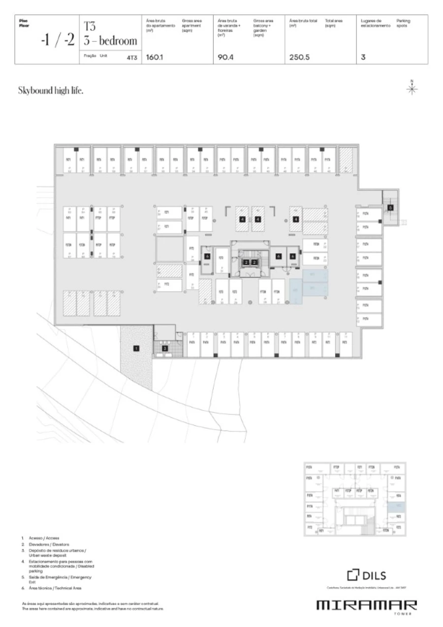 Apartamento T3 para Venda em Aldoar, Foz do Douro e Nevogilde Planta 2