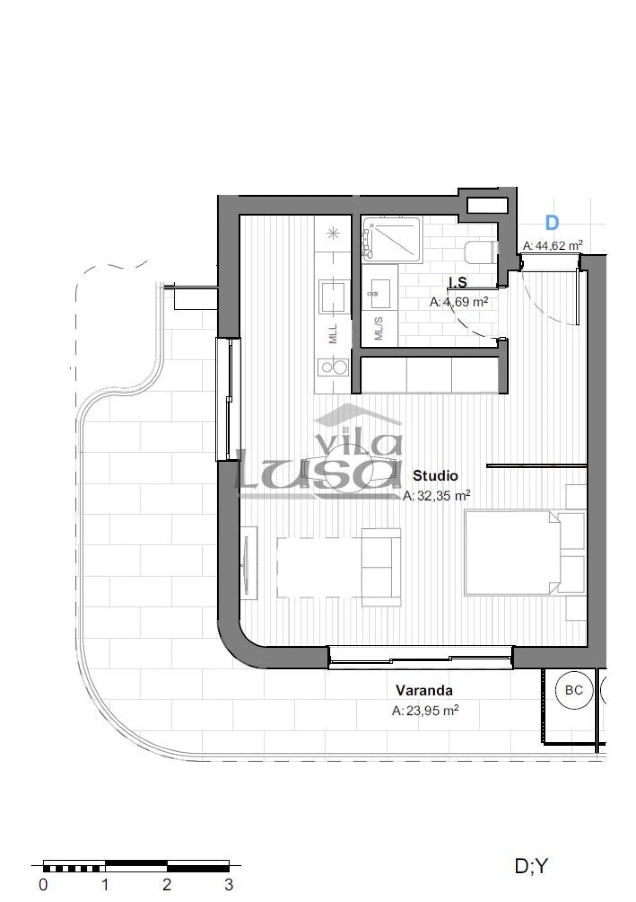 Apartamento T0 para Venda em Armação de Pera Foto 1