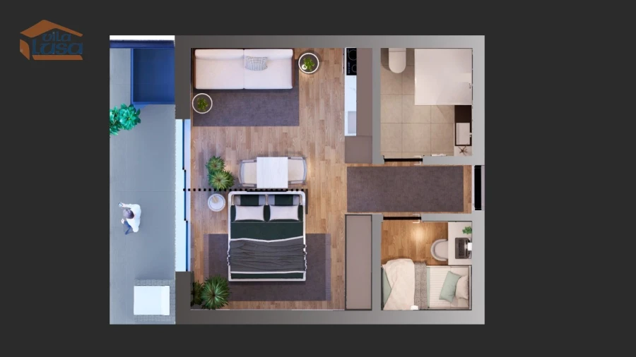 Apartamento T0 para Venda em Armação de Pera Foto 10