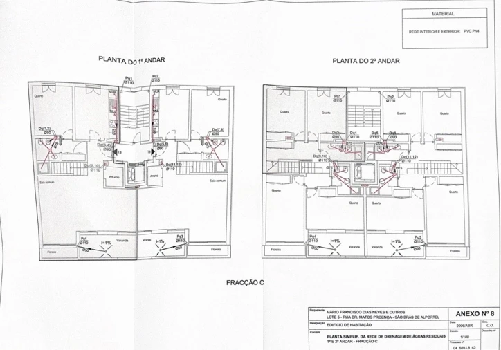 Apartamento T3 para Venda em São Brás de Alportel Planta 1