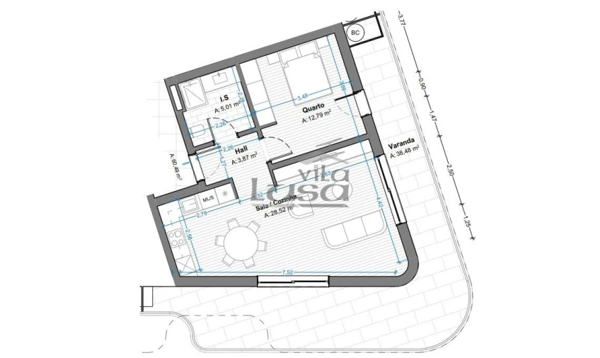 Apartamento T1 para Venda em Armação de Pera Foto 27