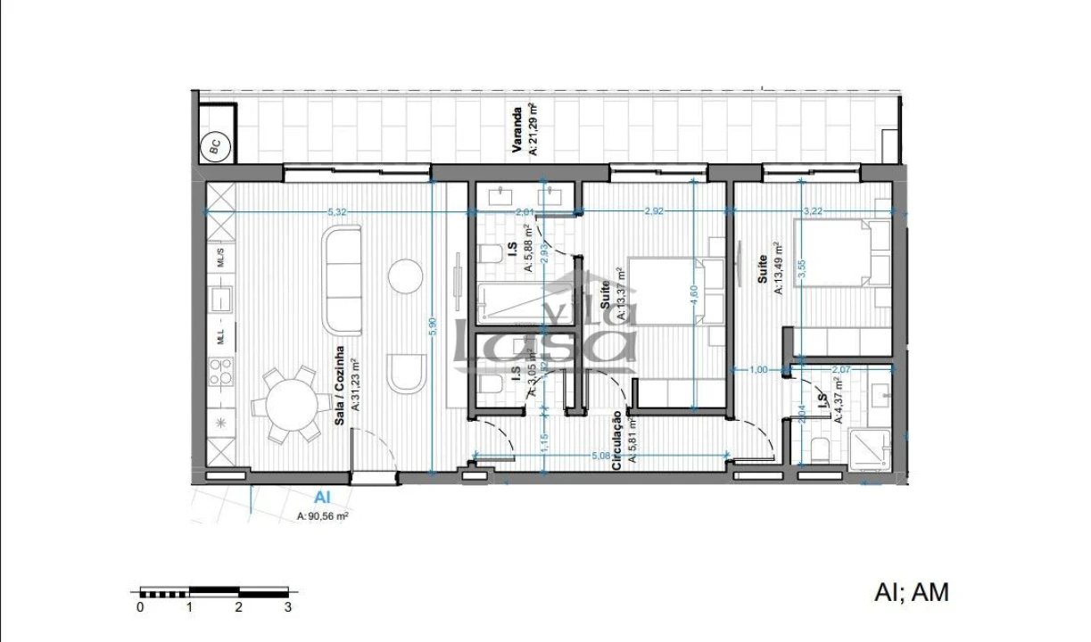 Apartamento T2 para Venda em Armação de Pera Foto 30
