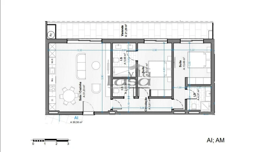 Apartamento T2 para Venda em Armação de Pera Foto 30