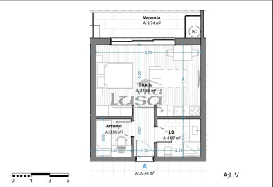 Apartamento T1 para Venda em Armação de Pera