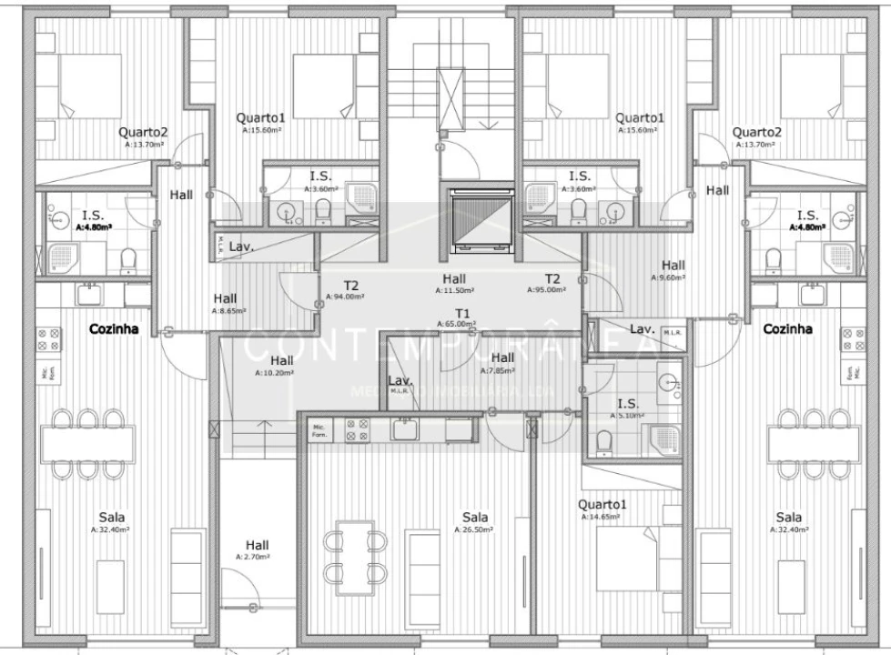 Apartamento T1 para Venda em Mirandela Foto 8
