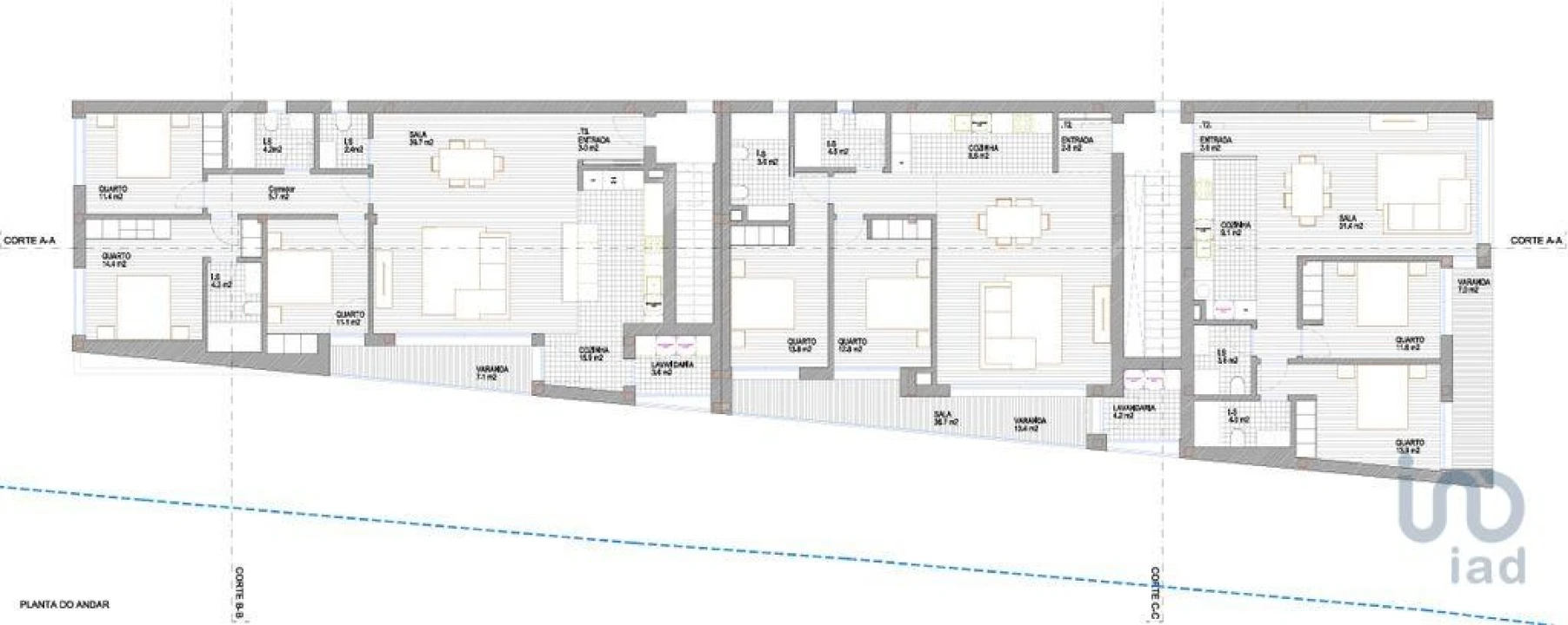 Apartamento T2 para Venda em Galegos (Santa Maria) Foto 8