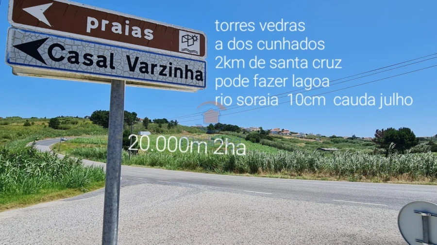 Terreno Agricola ou Rústico para Venda em A dos Cunhados e Maceira