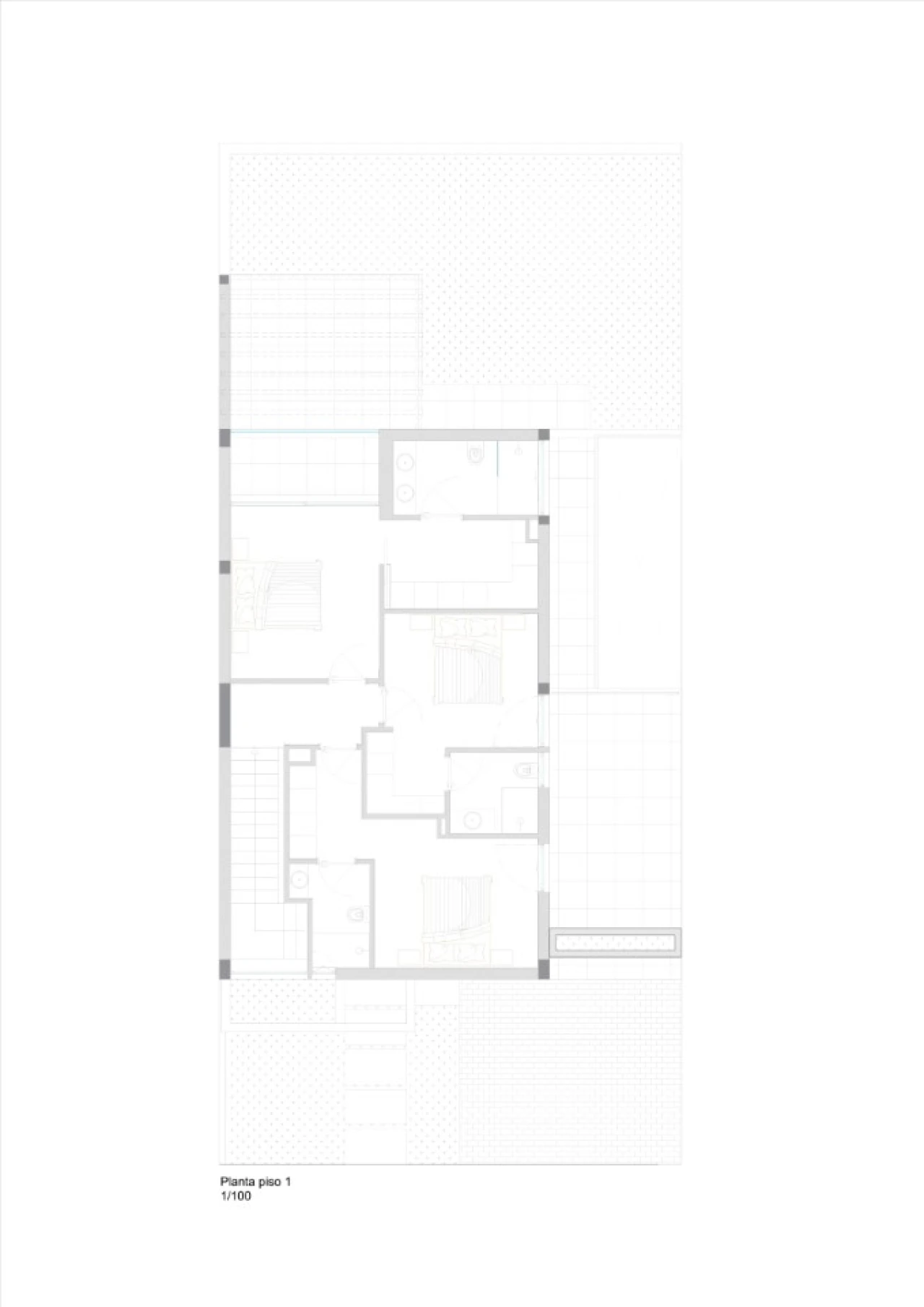 Moradia T3 para Venda em Palmeira Planta 3