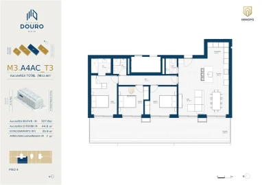 Apartamento T3 para Venda em Santa Marinha e São Pedro da Afurada