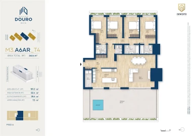 Apartamento T4 para Venda em Santa Marinha e São Pedro da Afurada