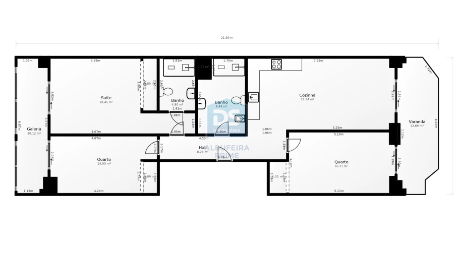Apartamento T3 para Venda em Quarteira Foto 44