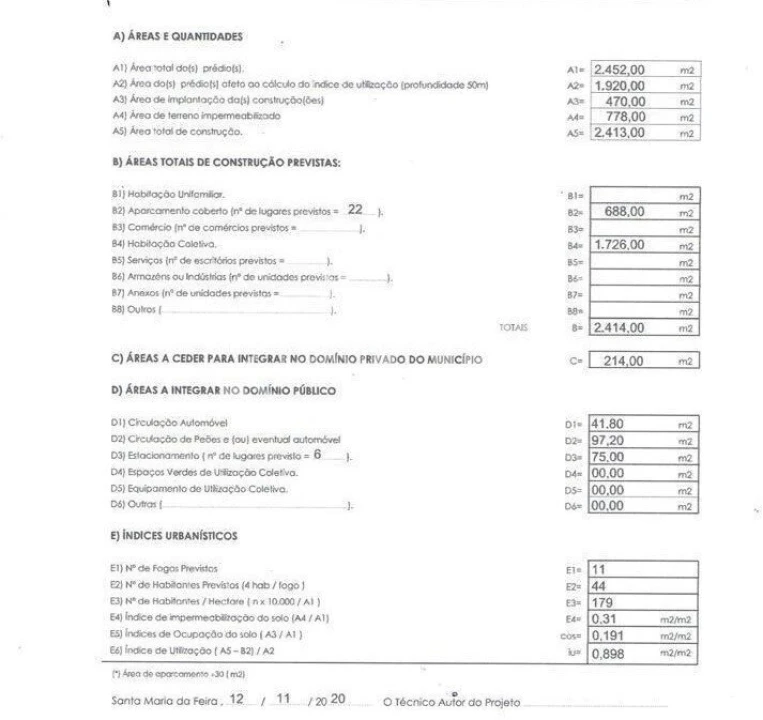 Terreno para Venda em Santa Maria de Lamas Foto 10