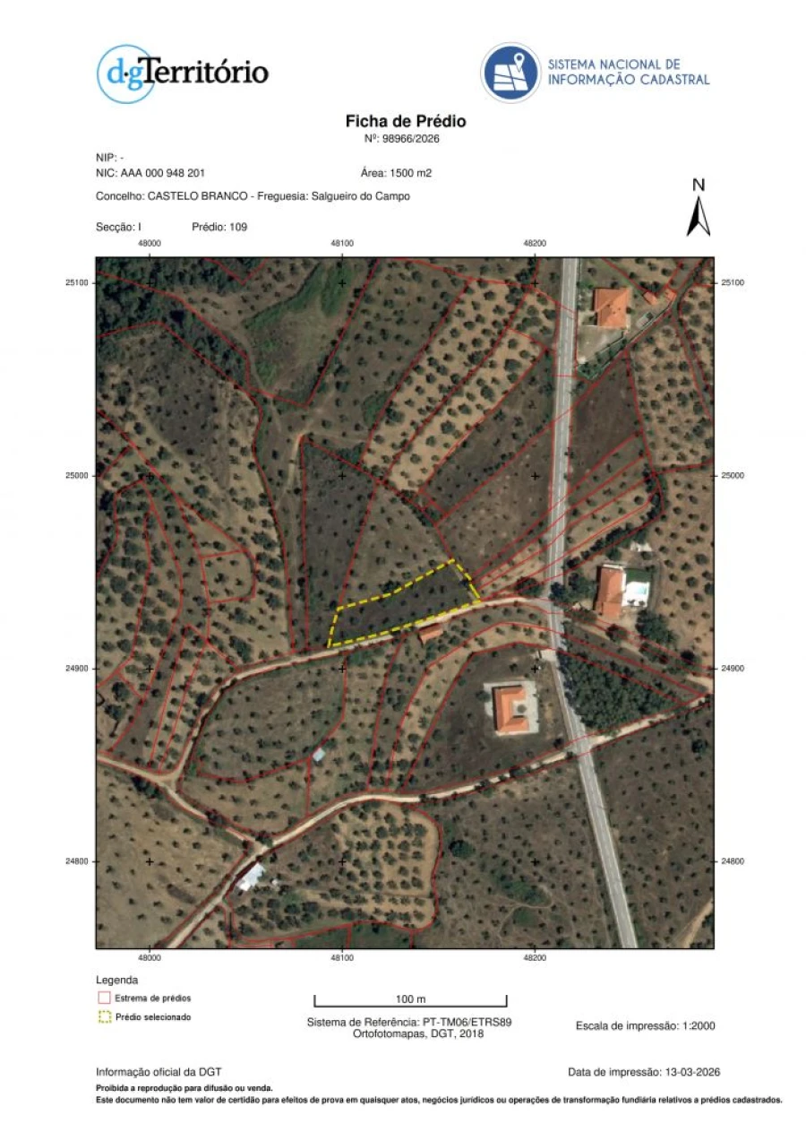 Terreno para Venda em Salgueiro do Campo Planta 1