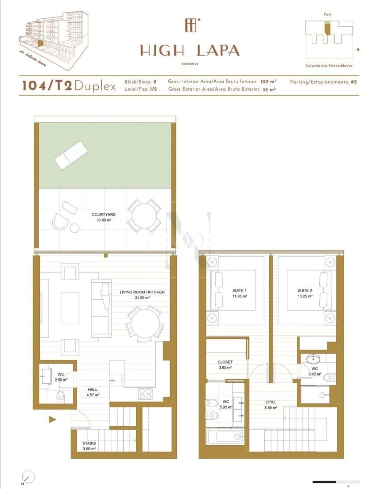 Apartamento T2 para Venda em Estrela Foto 7