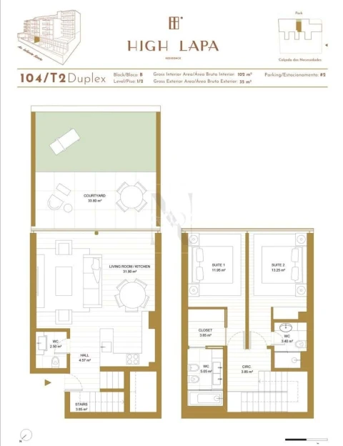 Apartamento T2 para Venda em Estrela