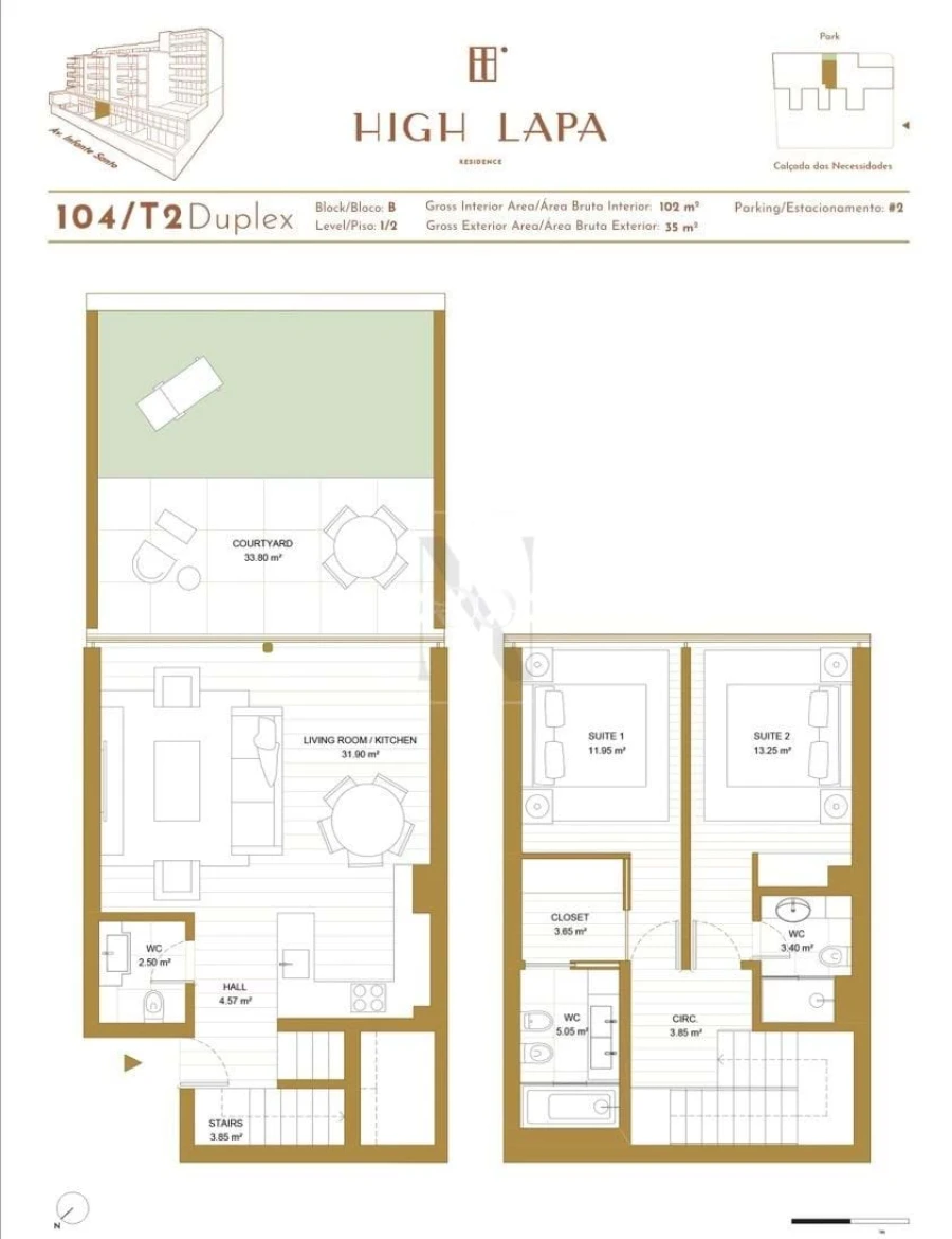 Apartamento T2 para Venda em Estrela Foto 7