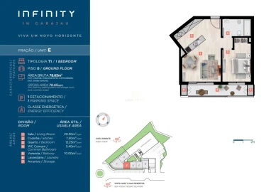 Apartamento T1 para Venda em Caniço