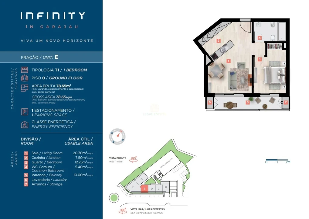 Apartamento T1 para Venda em Caniço Foto 18