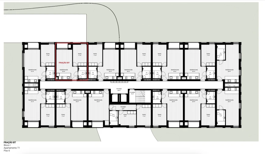 Apartamento T1 para Venda em Vila Nova de Famalicão e Calendário Foto 9