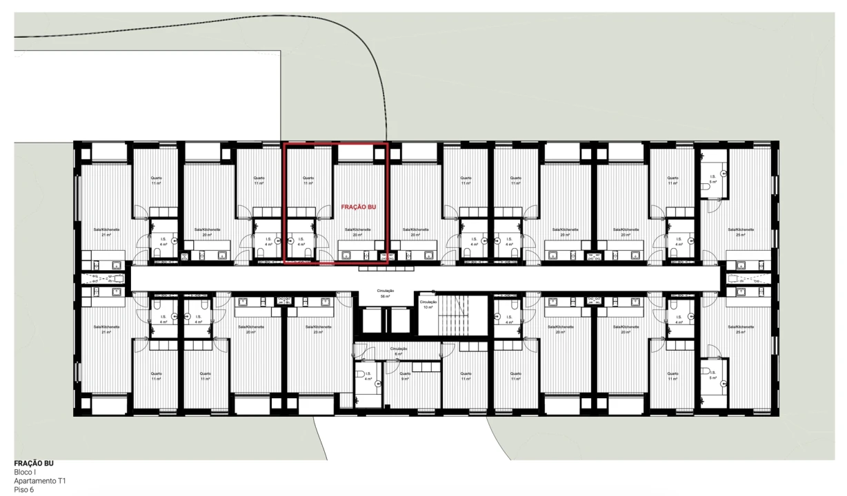Apartamento T1 para Venda em Vila Nova de Famalicão e Calendário Foto 9