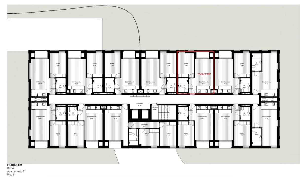 Apartamento T1 para Venda em Vila Nova de Famalicão e Calendário Foto 9