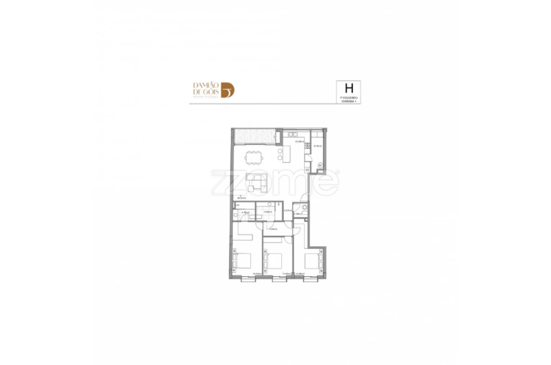 Apartamento T3 para Venda em Cedofeita, Santo Ildefonso, Sé, Miragaia, São Nicolau e Vitória Foto 15
