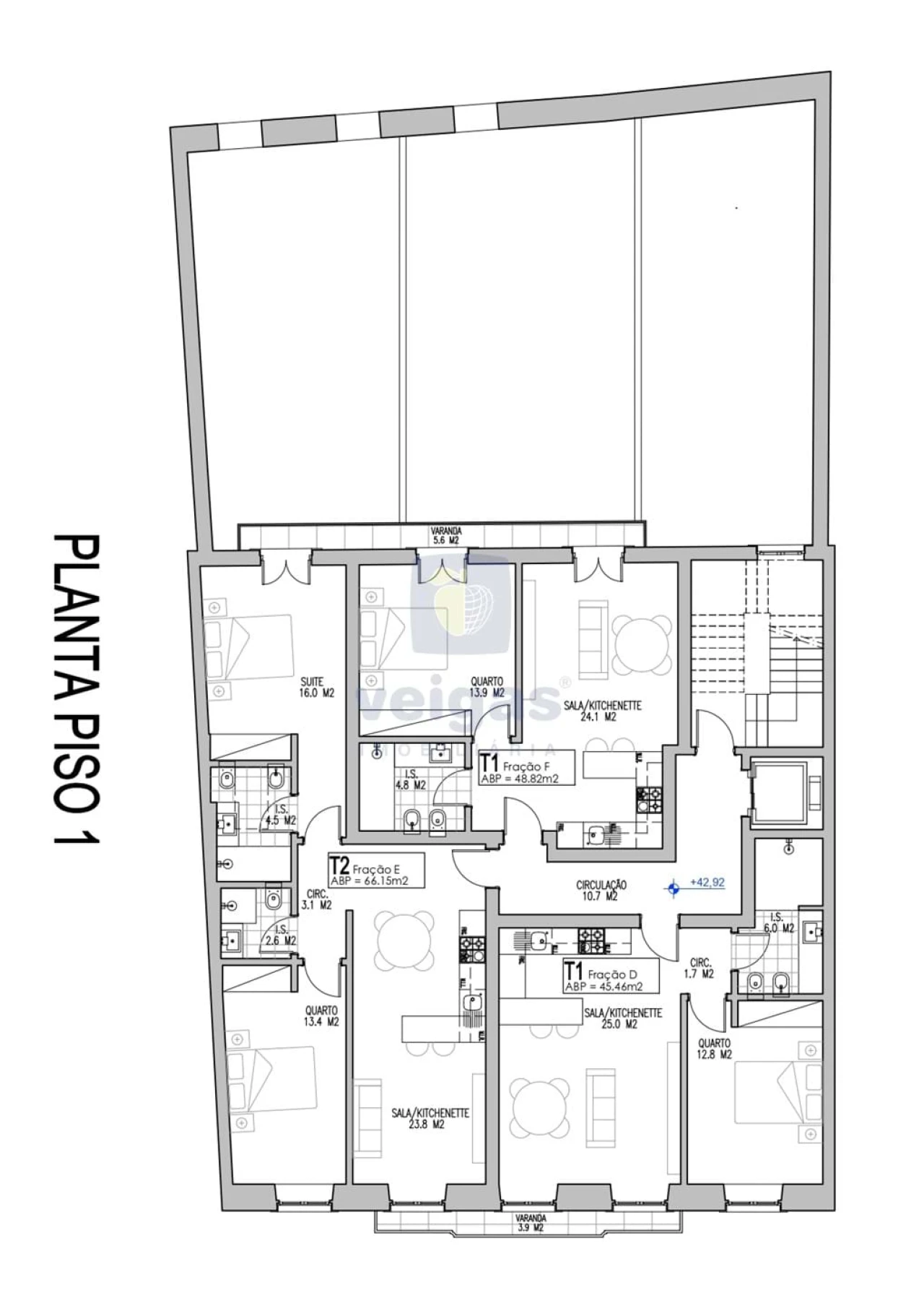 Apartamento T2 para Venda em Arroios Foto 17