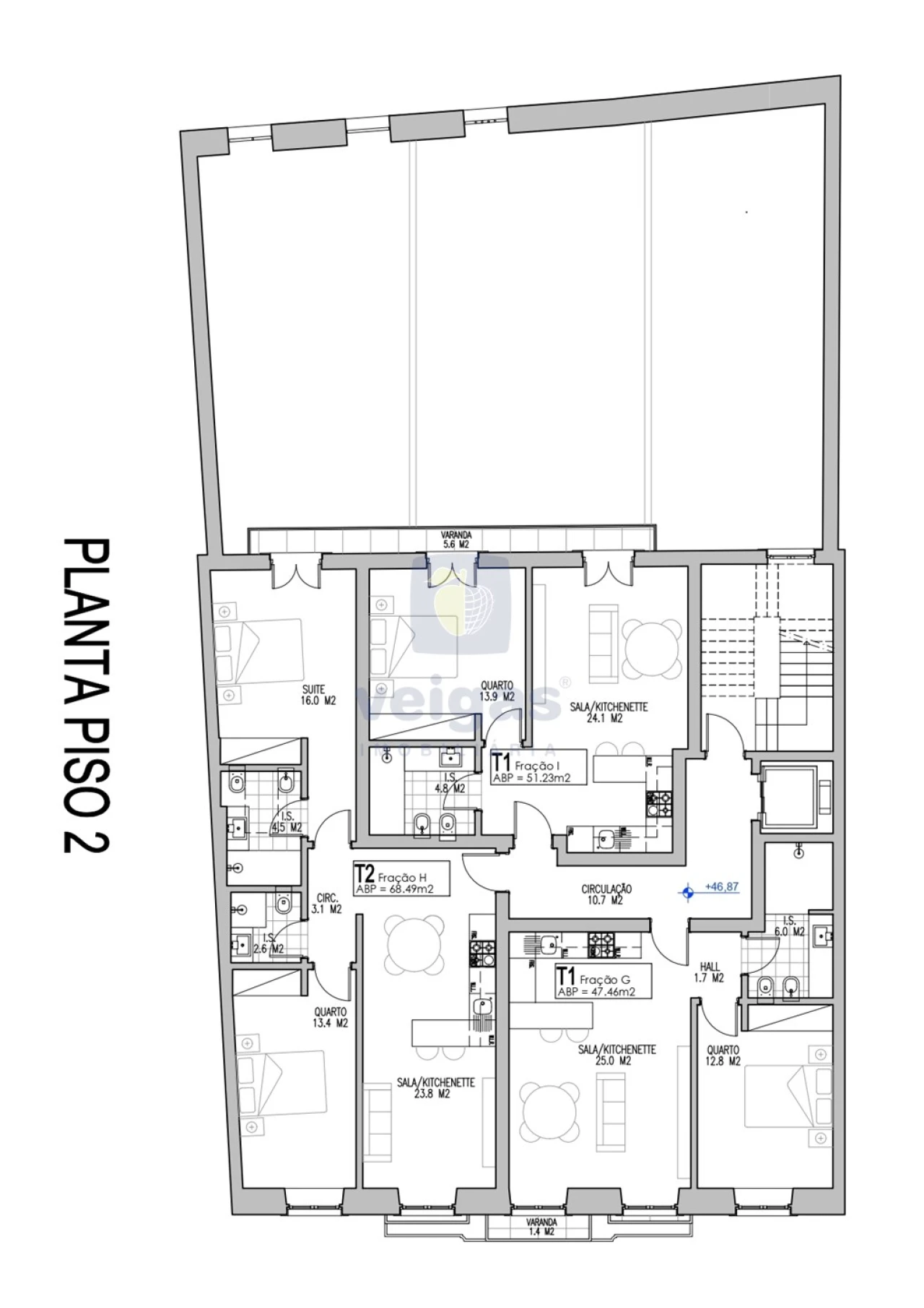 Apartamento T2 para Venda em Arroios Foto 24