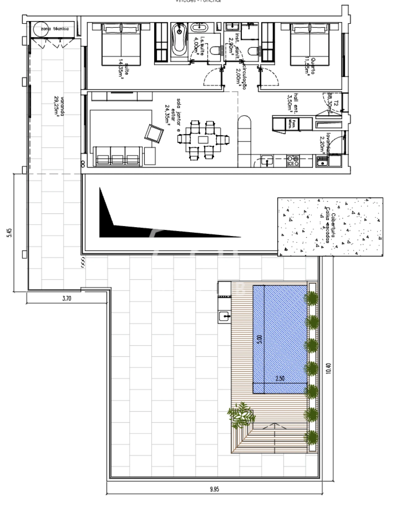 Apartamento T2 para Venda em São Martinho Foto 22