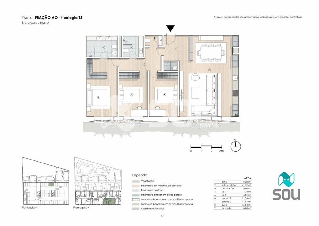 Apartamento T3 para Venda em Paranhos Foto 13