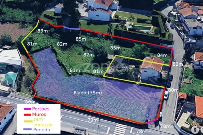Terreno para Venda em Santo Tirso, Couto (Santa Cristina e São Miguel) e Burgães
