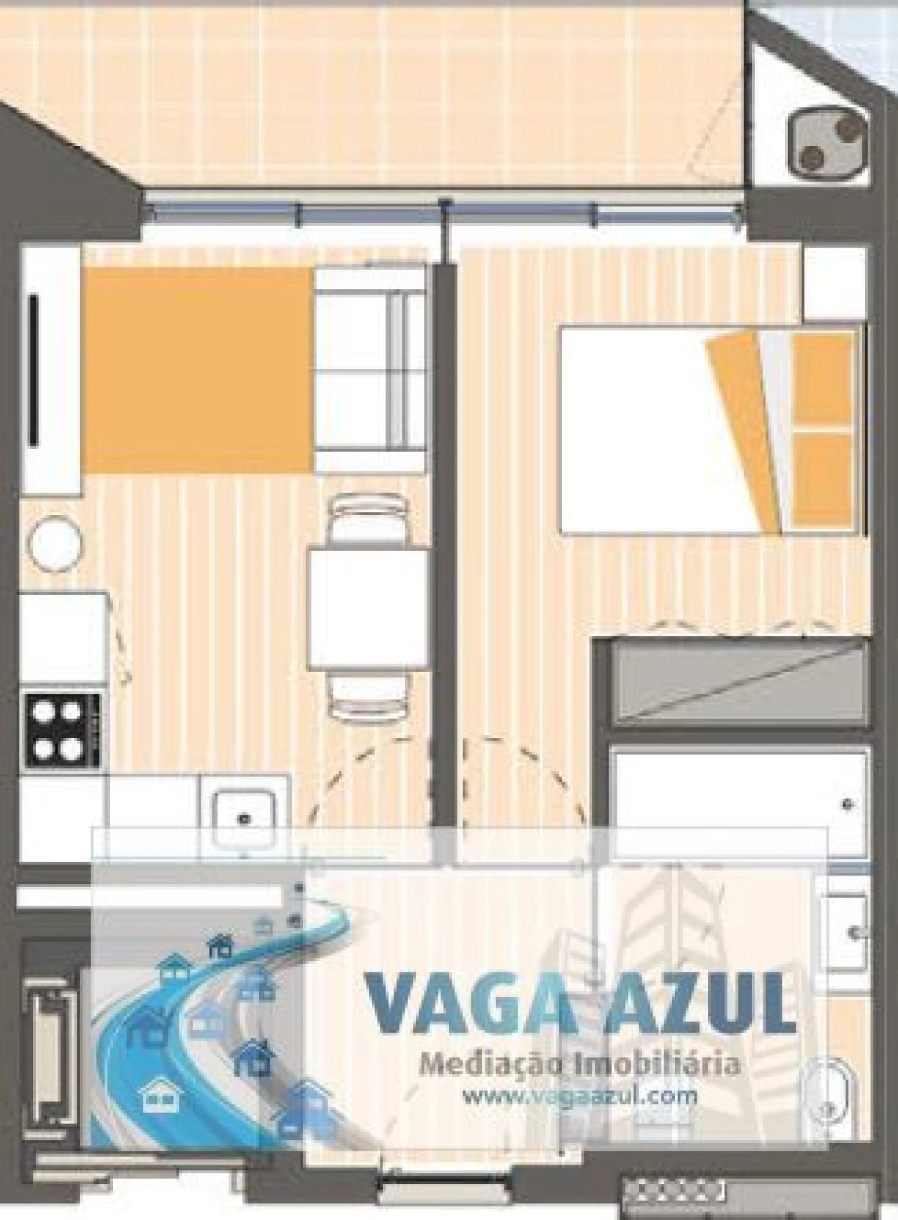 Apartamento T1 para Arrendamento em Paranhos Foto 16