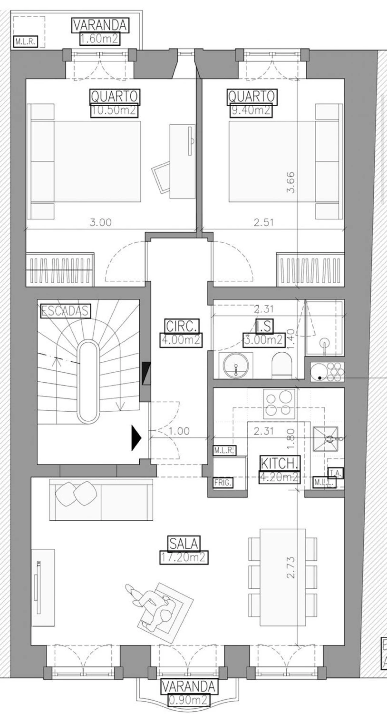 Apartamento T2 para Venda em São Vicente Foto 26