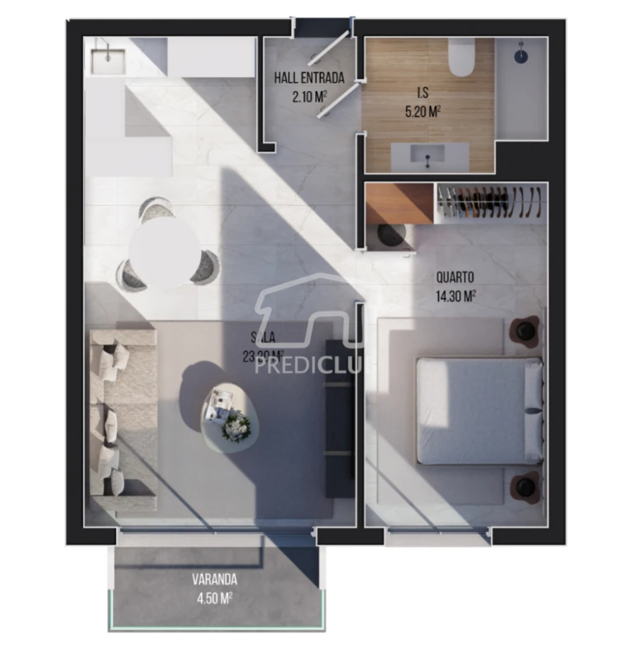 Apartamento T1 para Venda em Ribeira Brava Foto 13