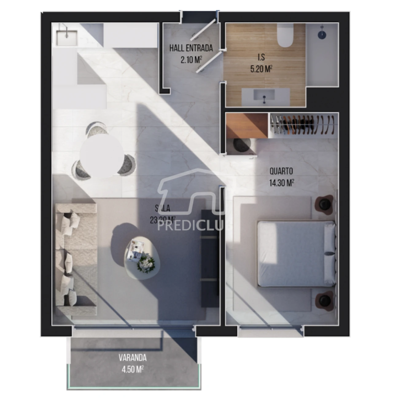 Apartamento T1 para Venda em Ribeira Brava Foto 13