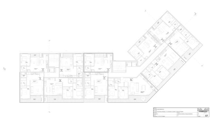 Apartamento T1 para Venda em Vila Nova de Famalicão e Calendário Planta 1