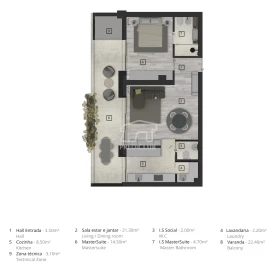 Apartamento T1 para Venda em Funchal (Santa Luzia)