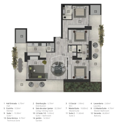 Apartamento T3 para Venda em Funchal (Santa Luzia)